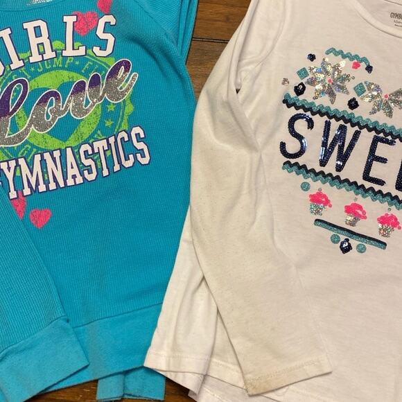 Bundle of girls long sleeve shirts Sz 10/12 - Picture 4 of 7